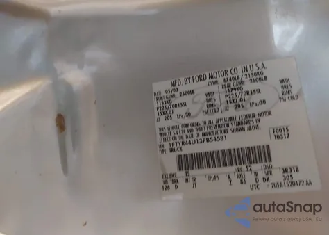 2003 Ford Ranger Edge/Tremor/Xlt from USA, damaged, VIN 1FTYR44U13PB54581